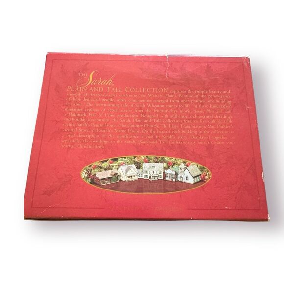 Hallmark The Hays Train Station 1994 Sarah Wheaton Collection Hall of Fame - Picture 6 of 7